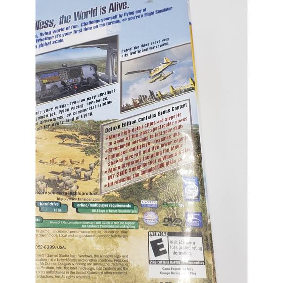 Microsoft Flight Simulator Deluxe Edition PC DVD - Game for Windows - Picture 10 of 14